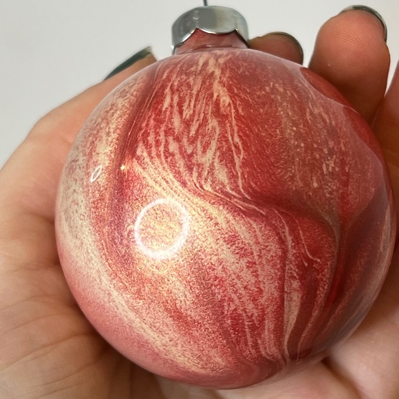 Vintage Swirl Multicolour Tie Dye Christmas Ornaments Made In U.S.A - Picture 14 of 16